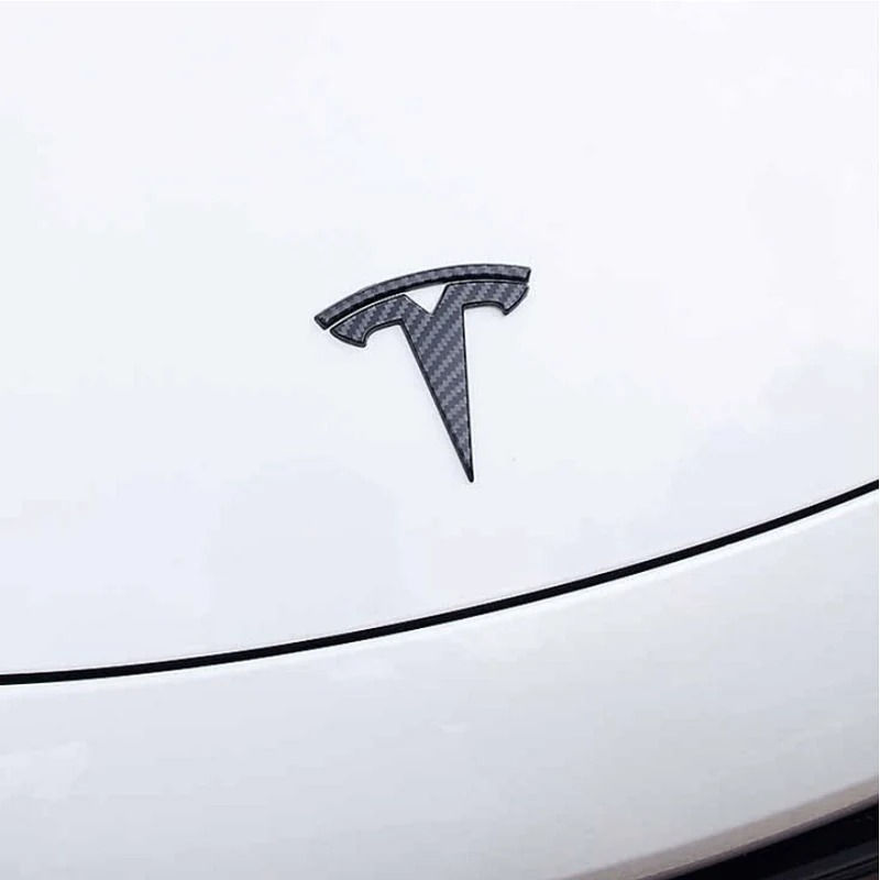 Thumbnail: Tesla Model 3 & Y Front & Rear Steering Wheel Logo