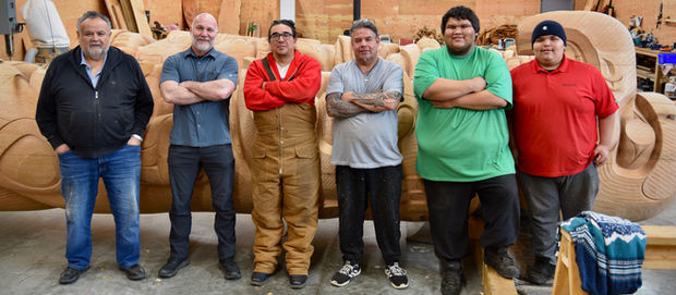 Totem logs: a journey from the Traditional Territory to the carving shed