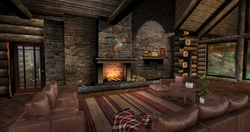 Cabin Family gathering room