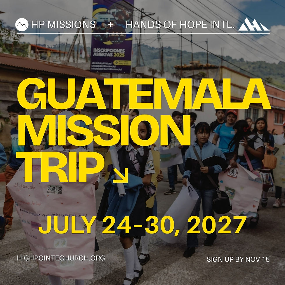 Hands of Hope Guatemala 2027