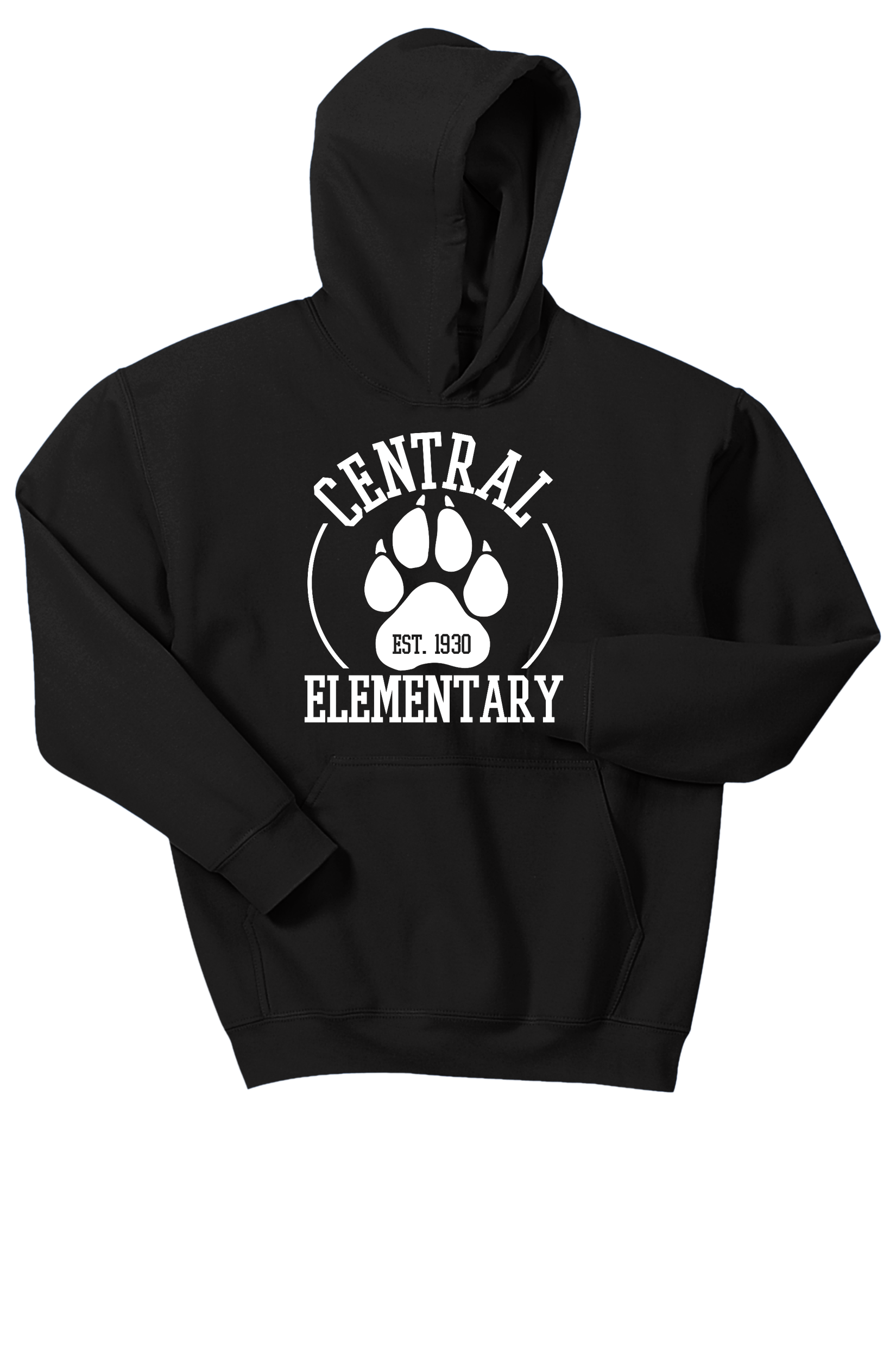 Central Elementary Youth Hoodie (Large logo)