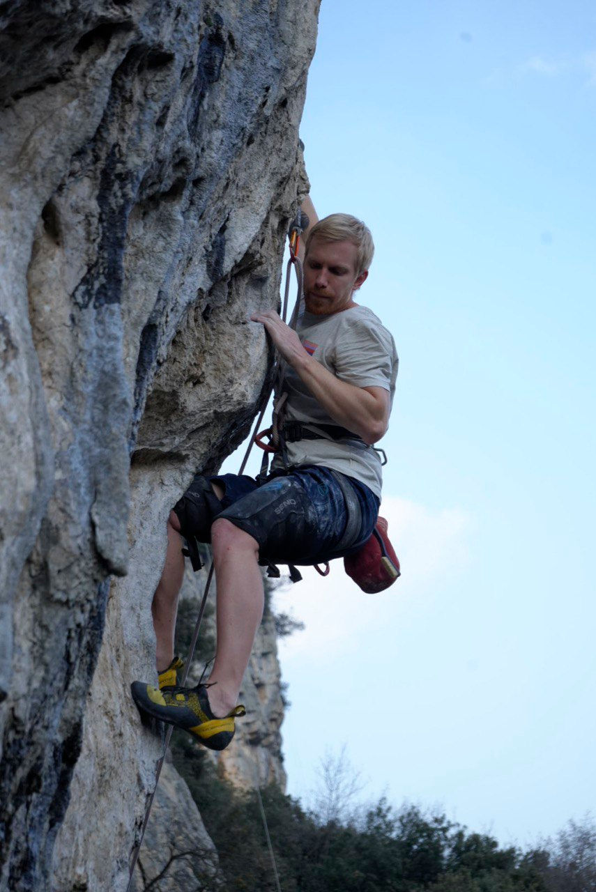 Rock climbing in Arco, Garda lake!