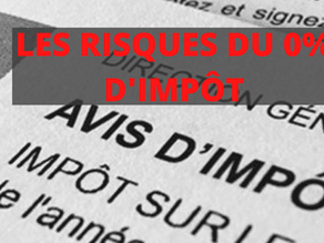 Le RISQUE de vouloir être à 0% d'impôt en s'expatriant