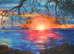 Isle Royale Sunset SOLD