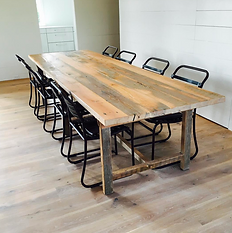 Salt Wood Co Handcrafted Furniture Custom Charlesto Reclaimed Wood Farm Table Charleston Salt Co