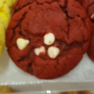Red Velvet White Chips Cookies