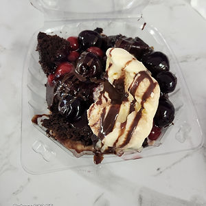Muffin Top `a la Mode Ice Cream--Black Forest