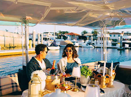 Sunset boat rental