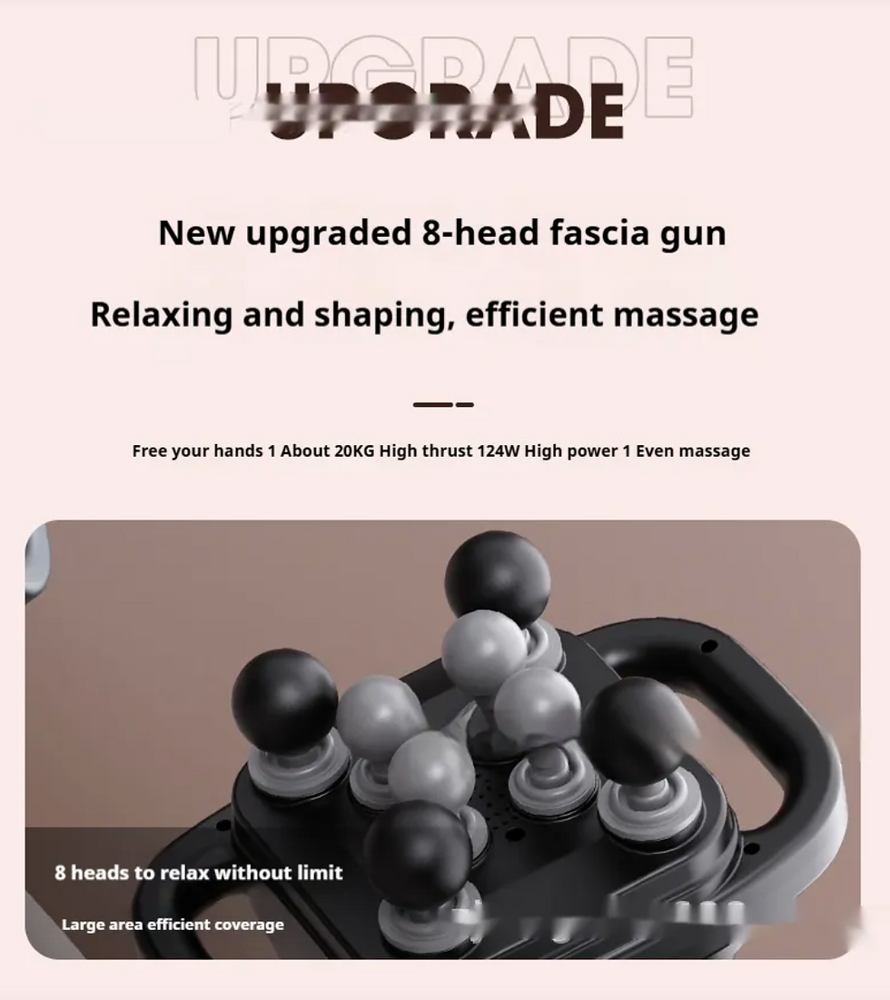 Miniatura: 8-Head Hot Compress Massage Gun