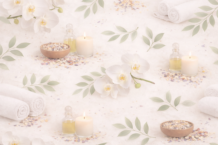 Serene spa ambiance with orchids and candles II.png