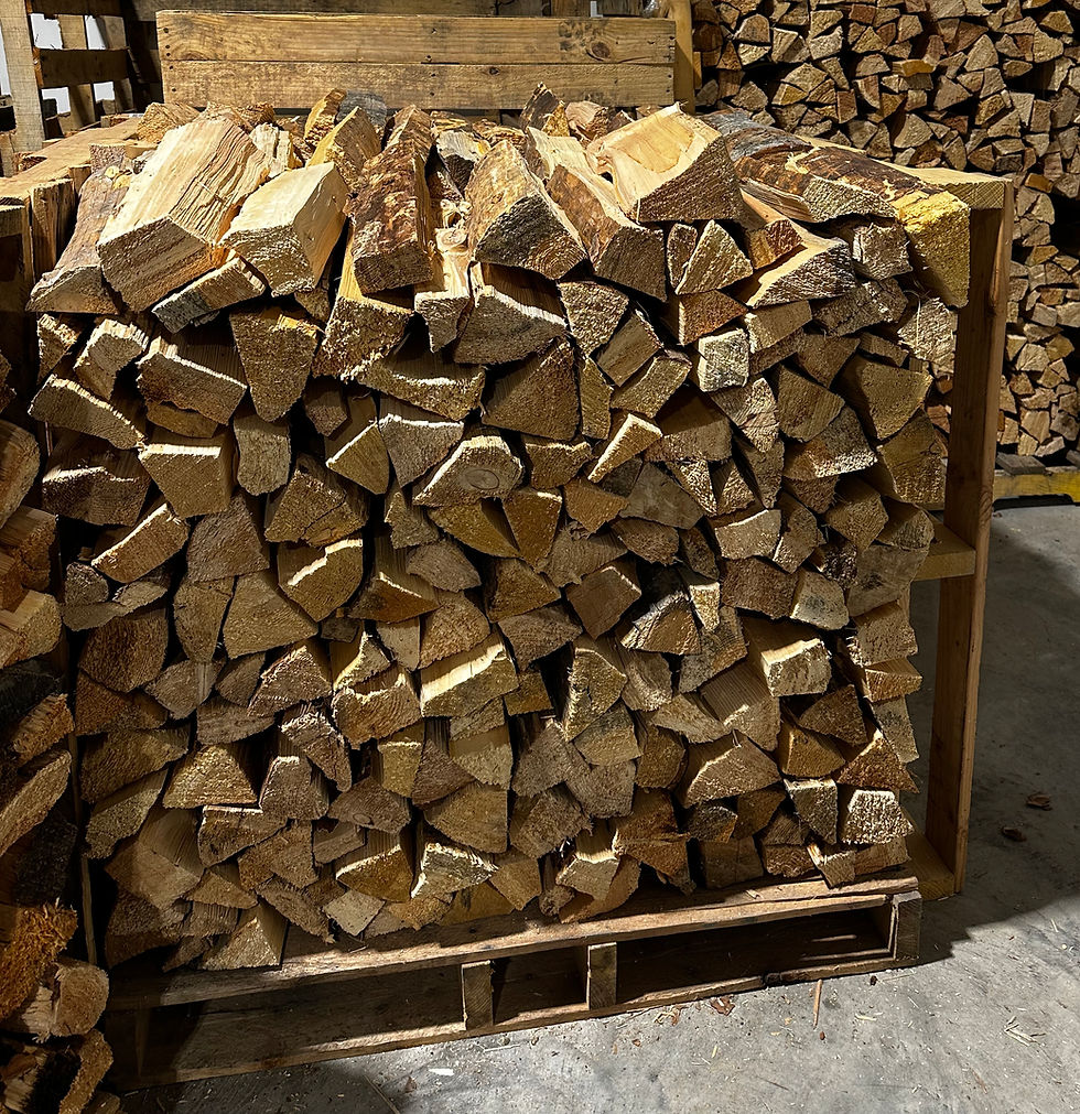 Thumbnail: Palletized 1/2 Cord - Mixed Wood (Light and Dark)