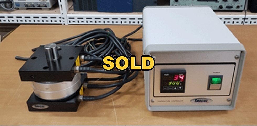 Specac Water Cooled 4" Heated Platen & Temperature Controller