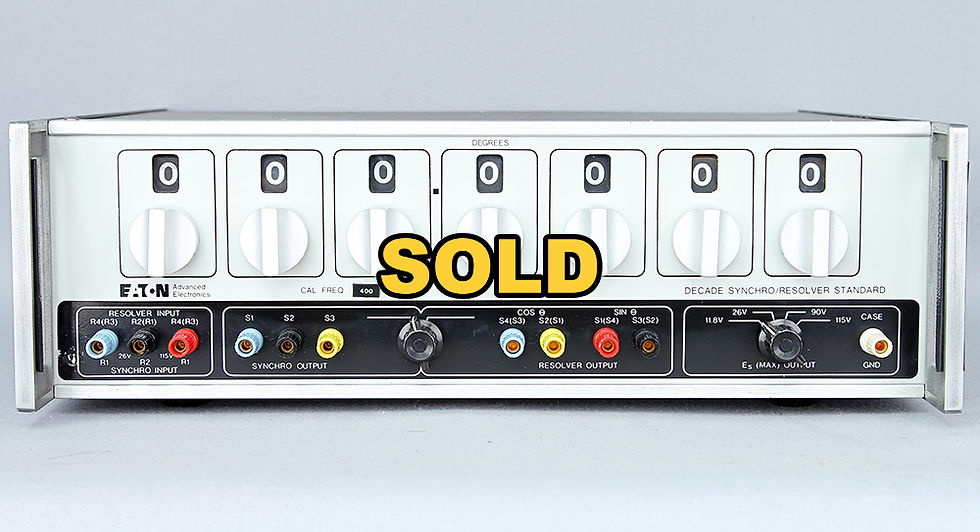Thumbnail: Eaton DSRS-5DA Decade Synchro/Resolver Standard