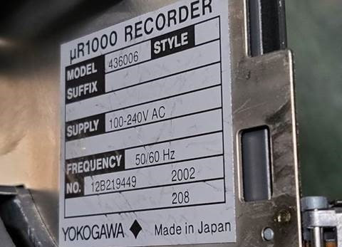eureka イタリア語　サインド　1枚 Yokogawa 436006 uR1000 Recorder | rescience
