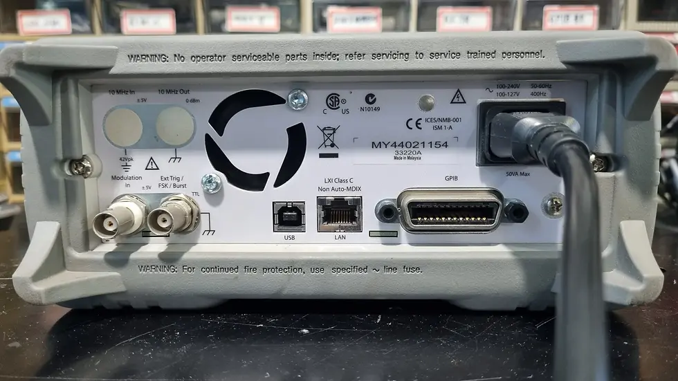 Thumbnail: Agilent 33220A 20Mhz Function/Arbitrary Waveform Generator
