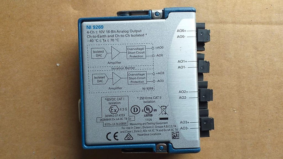 National Instruments NI 9269 4-Ch 10 v 16-Bit Analog Output | rescience