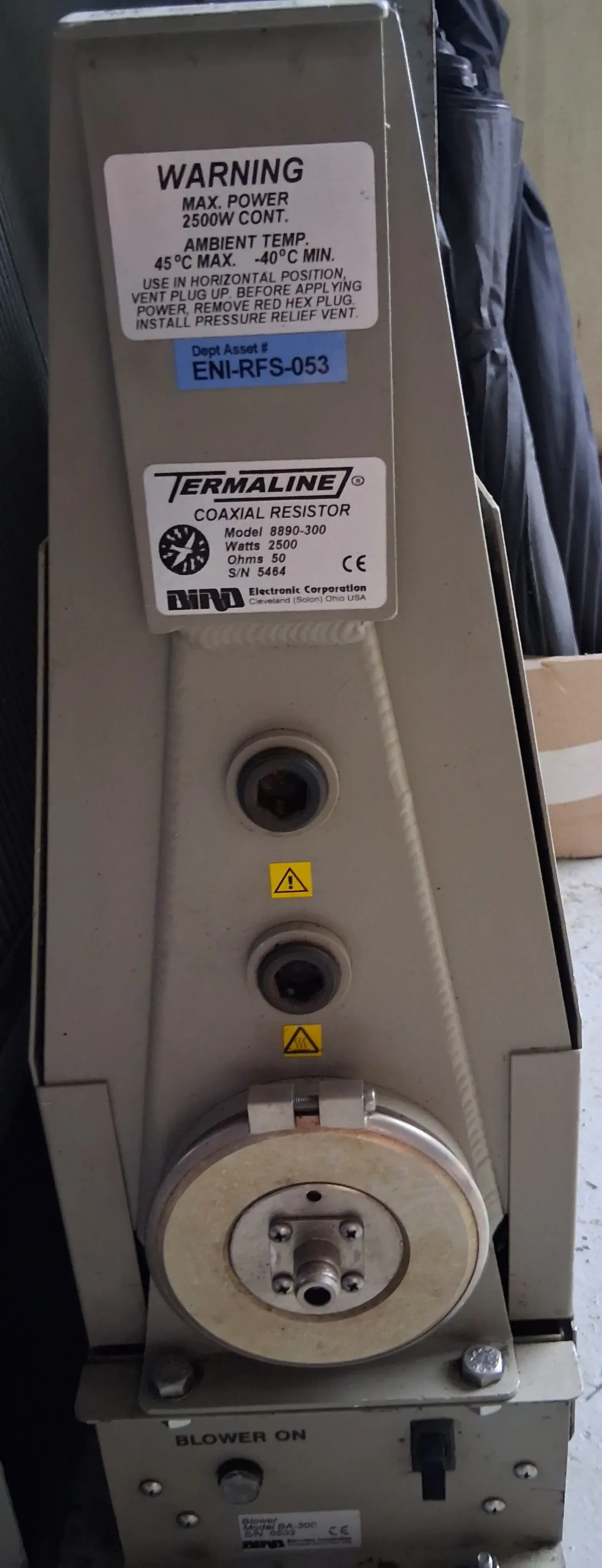Bird 8890-300 Termaline Coaxial Resistor (2,500W)