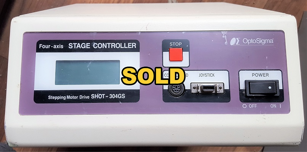 OptoSigma SHOT-304GS 4 axis stage controllers