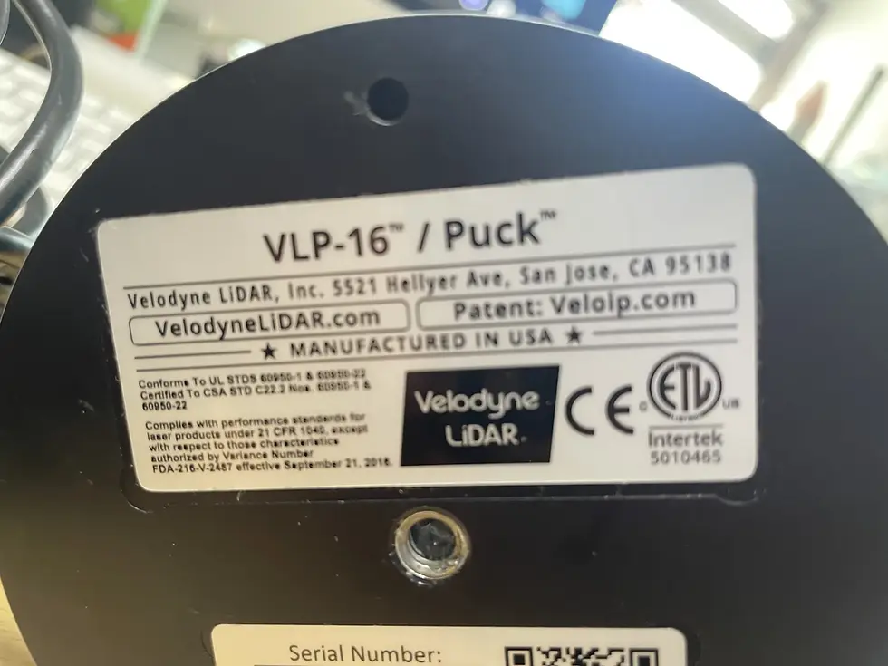 Thumbnail: Velodyne VLP-16 Puck LiDAR Sensor