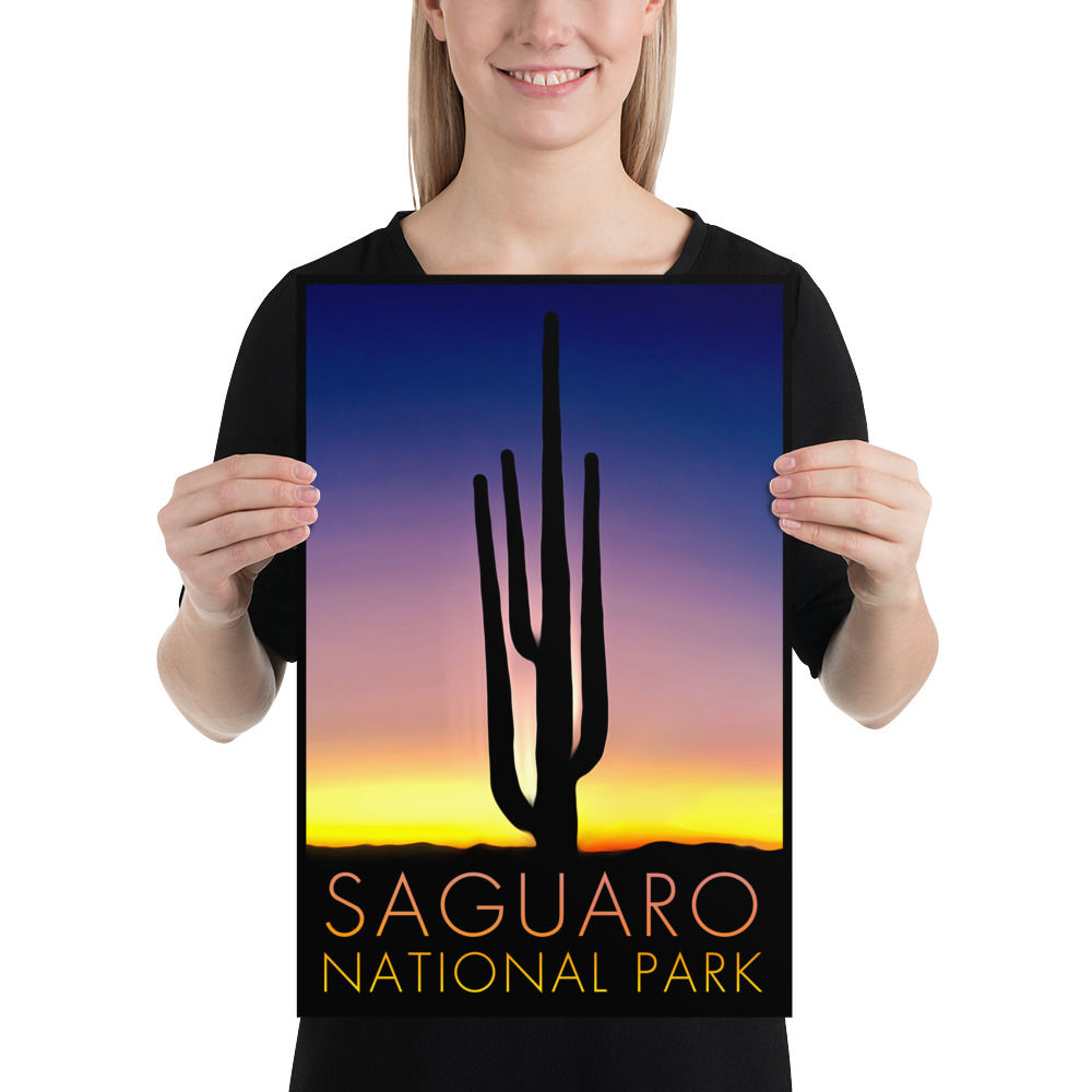 12x18 Saguaro National Park Poster 1