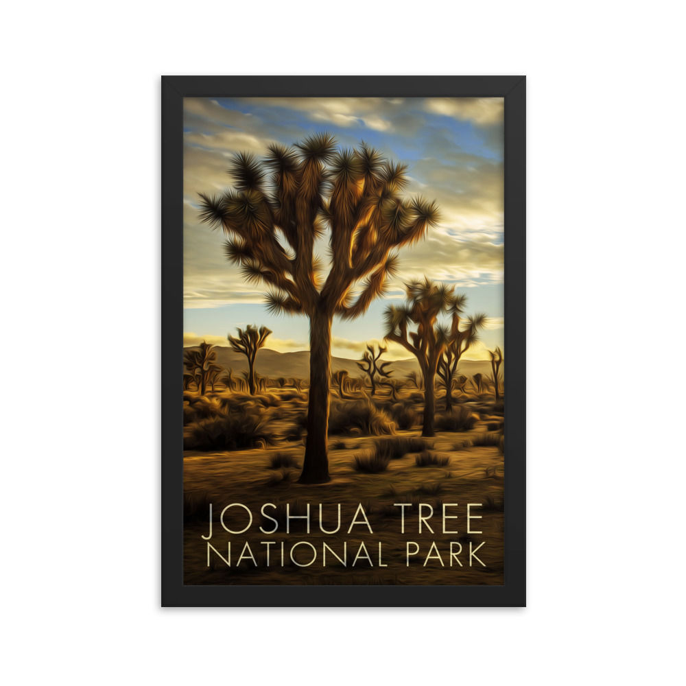 12x18 Framed Joshua Tree Poster