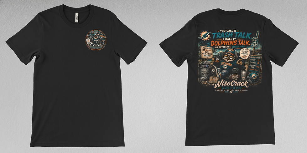 Thumbnail: You Call It Trash Talk, I Call It Dolphins Talk – Hoot Miami Football Graphic Te