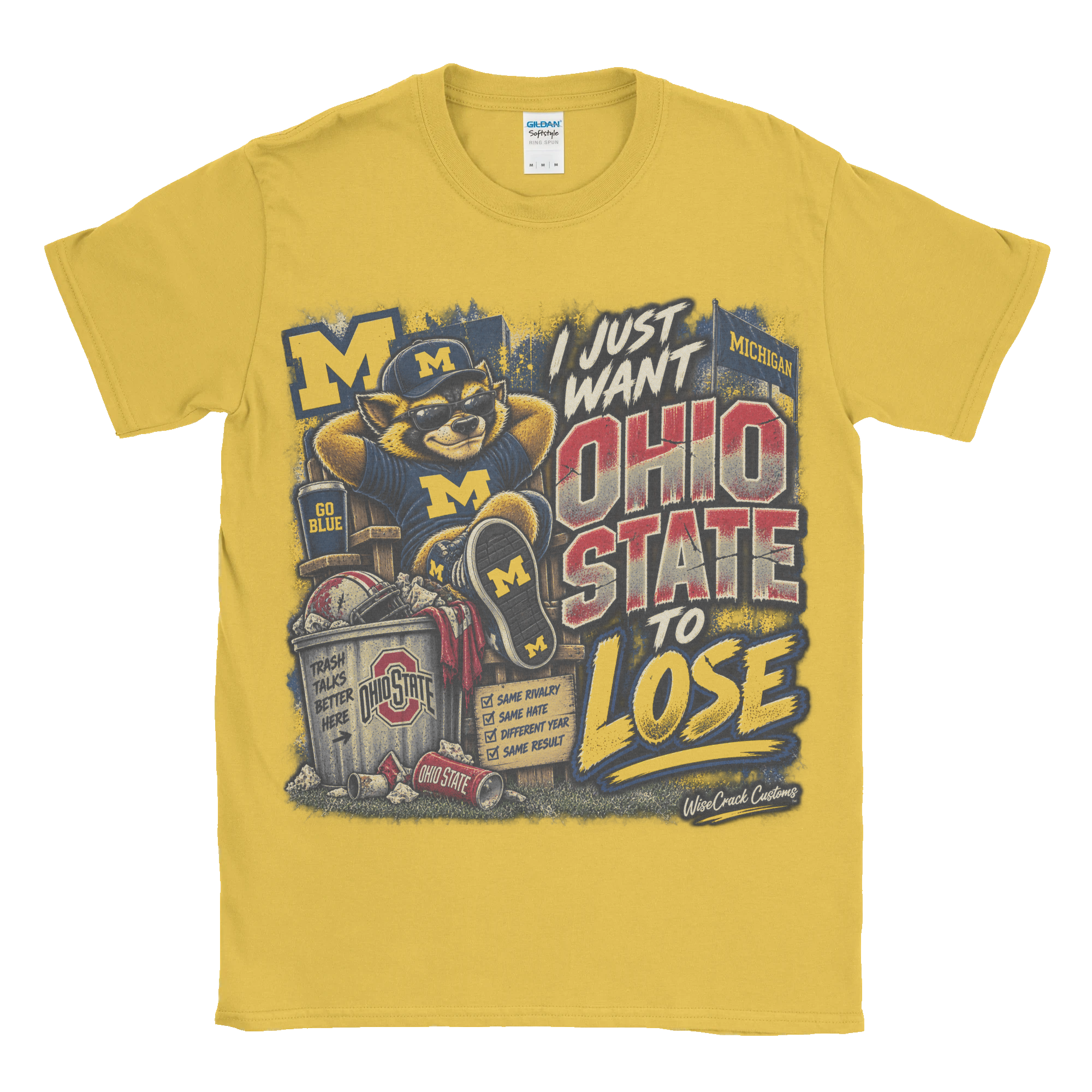 〽️ I Just Want Ohio State to Lose Shirt 🏈😂