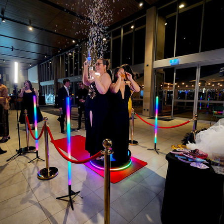 Guests enjoying 360 Video Booth hire at the Joondalup Business Awards