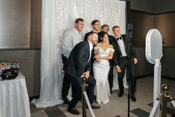 Wedding Photo Booth setup up Perth - bridal party at Joondalup resort