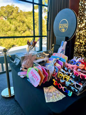 Corporate Photo Booth set up in Perth - quality custom props