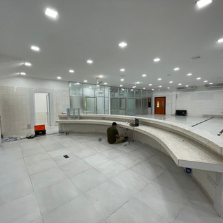 Completed renovations of the in-patient department wards.