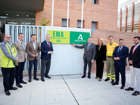 Antonio Sanz inaugura la nueva sede de la Agencia de Emergencias de Andalucía en Huelva