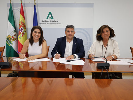 Justicia rubrica la adscripción de la parcela del Ensache Sur para la construcción de la Ciudad de la Justicia de Huelva