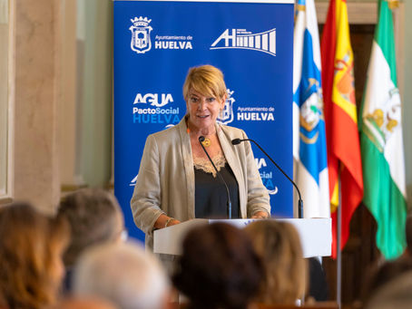 Ayuntamiento y Aguas de Huelva sitúan al agua como motor de transformación ecológica, social y económica de la ciudad