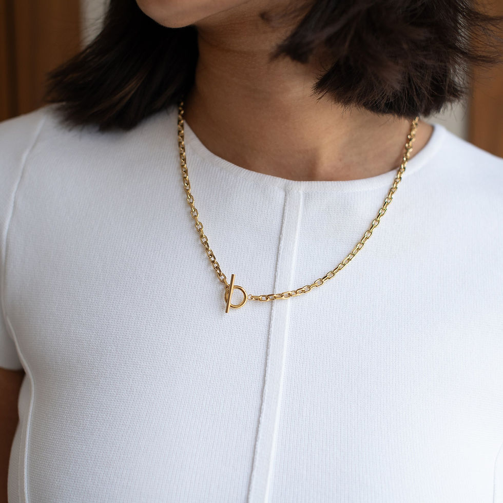 Thumbnail: Cuban T Bar Necklace