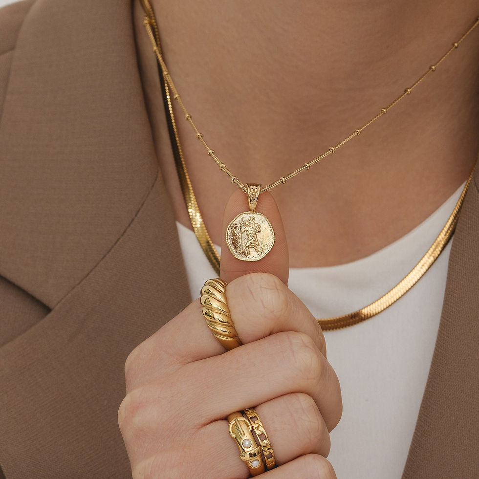 Thumbnail: St. Christopher Necklace - Stay Safe Wherever You Go