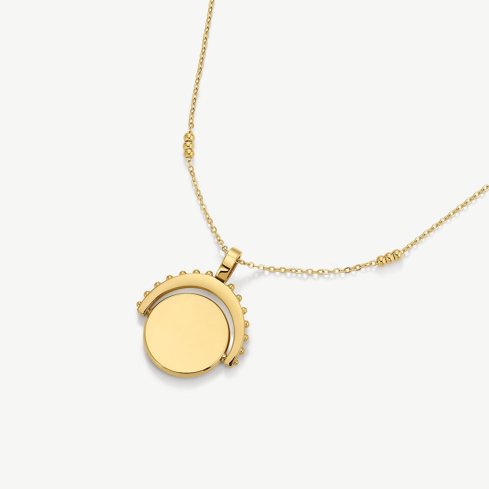 Thumbnail: Engravable Spinning Necklace