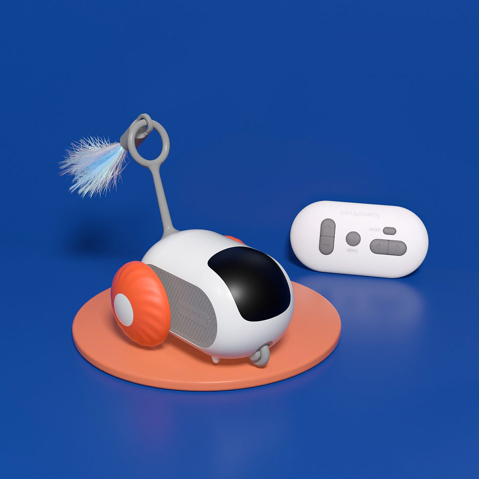 Thumbnail: Intelligent Gravity Sensing Remote Control Cat Toy