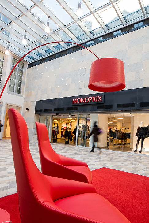 architecte d'intérieur Bordeaux Réalisation Klepierre Besançon Les Passages Pasteur