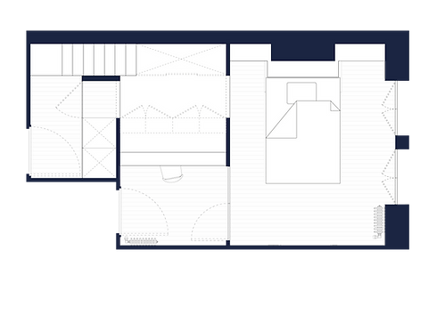 January Architecture d'intérieur Rénovation Sur Mesure Chambre Mezzanine Bordeaux