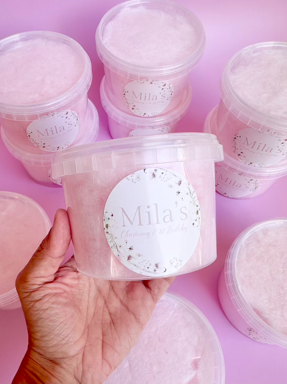Thumbnail: Personalised Fairy Floss Tubs