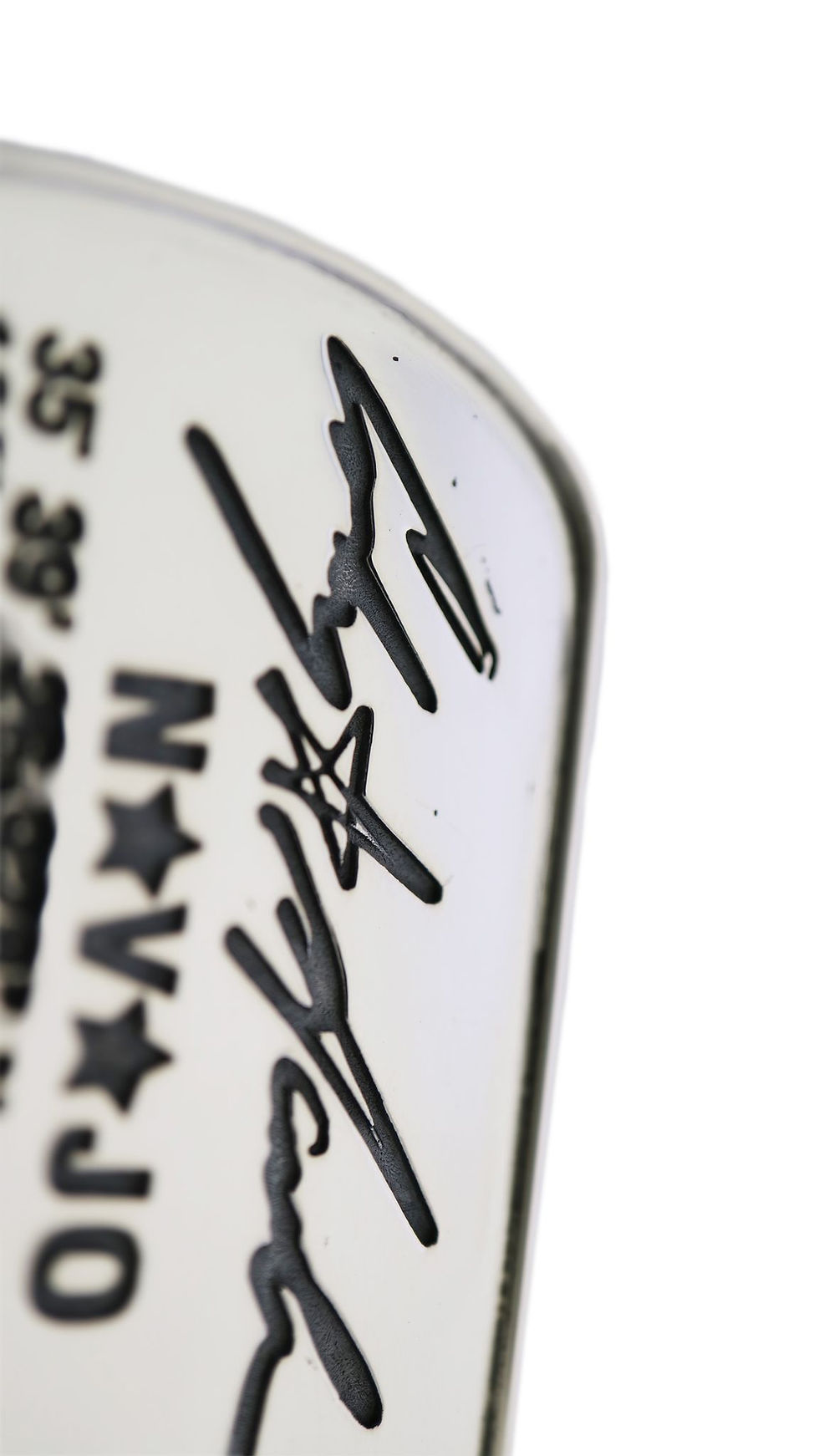 サムネイル： Sheriff Star & Star Hole Dog Tag With Coin Edge