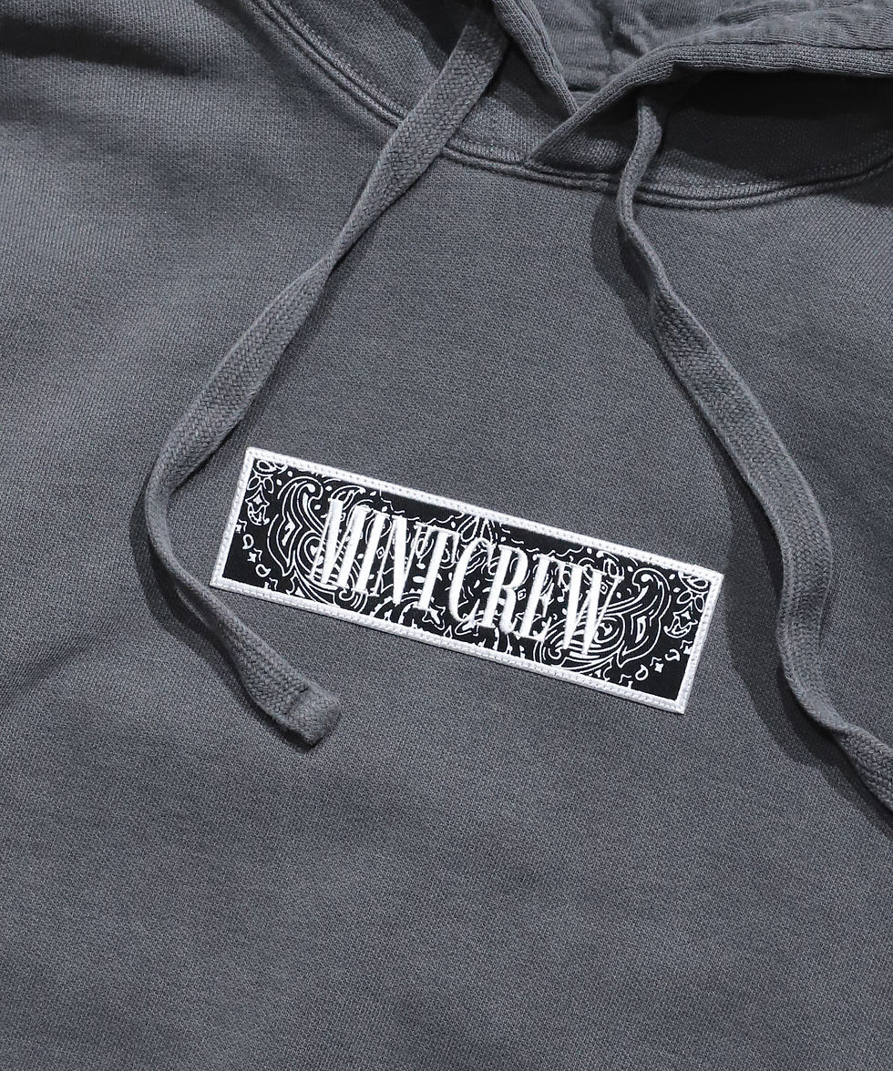 サムネイル： MINTCREW/BANDANA BOX LOGO HOODIE