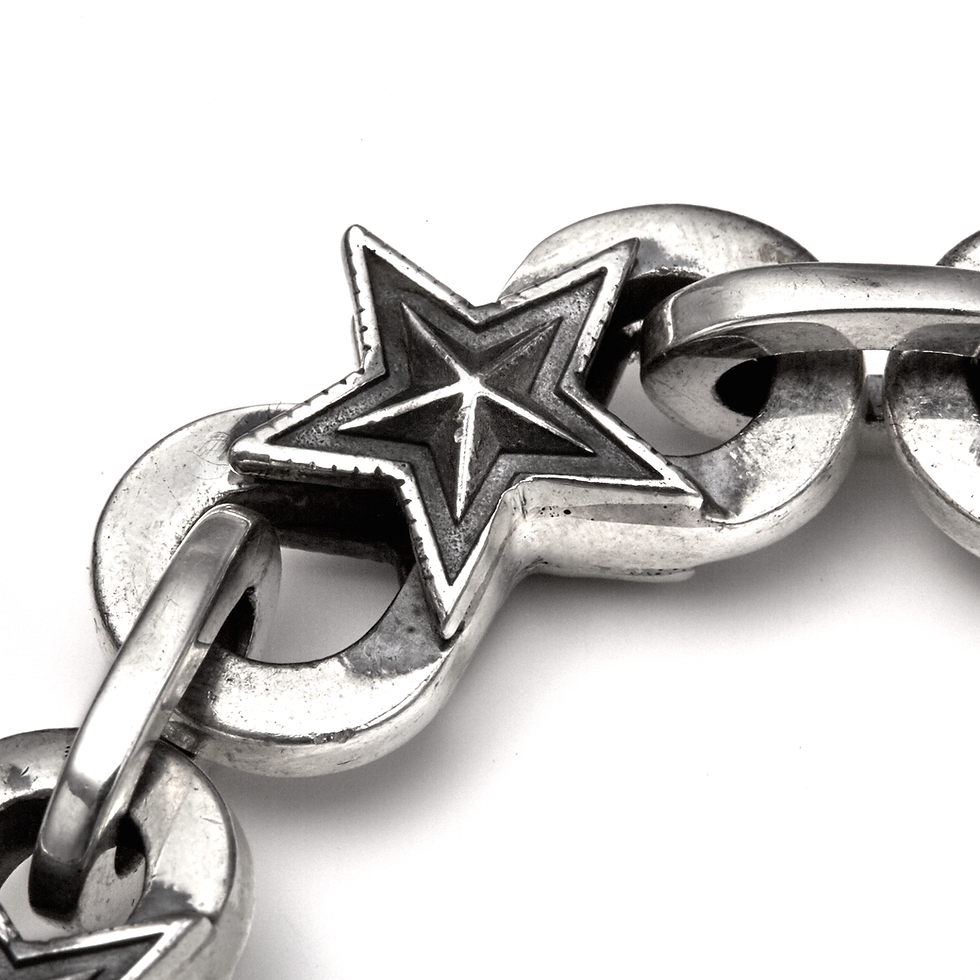 サムネイル： Infinity Link w/ Large Stars Bracelet
