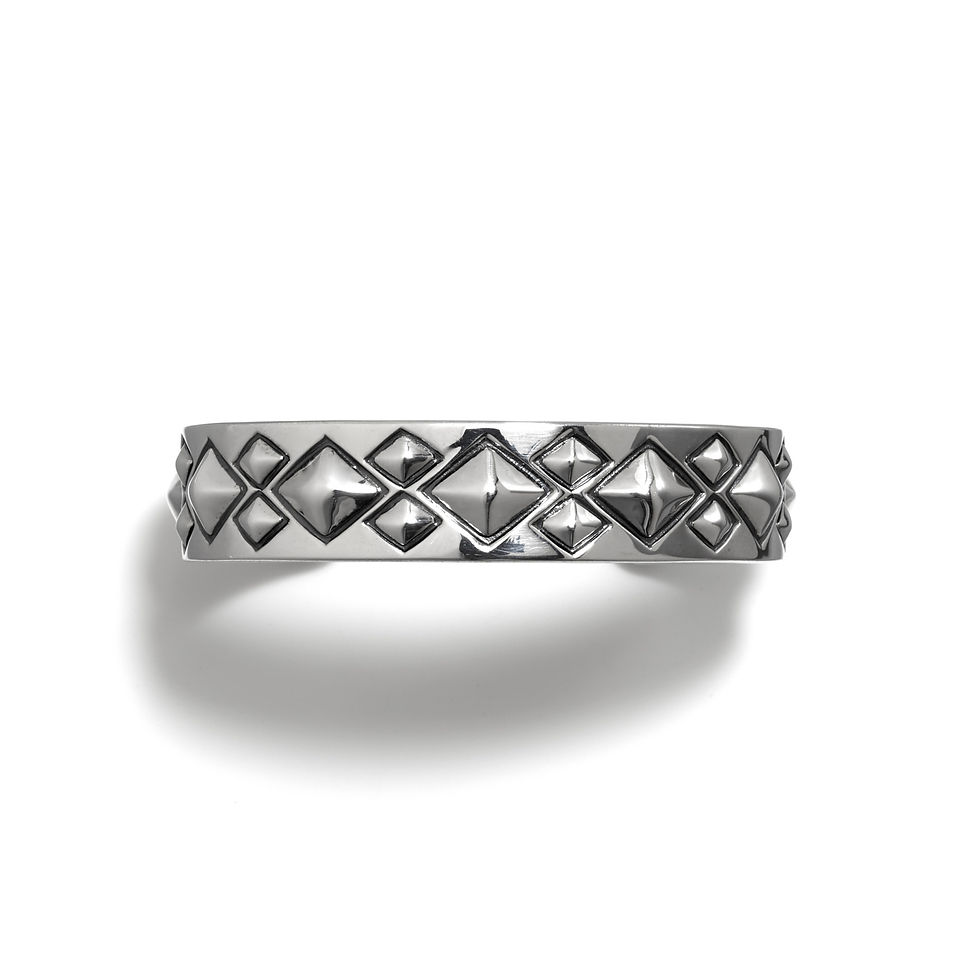 Diamonds in Diamonds w/ Plain Edge