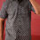 Thumbnail: Black Lotus Cotton Printed Shirt