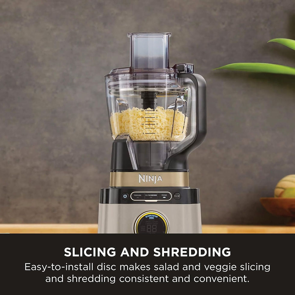 Thumbnail: Ninja TB401UKSTGD Detect 3 in 1 Power Blender Processor Pro, Powerful 1200W