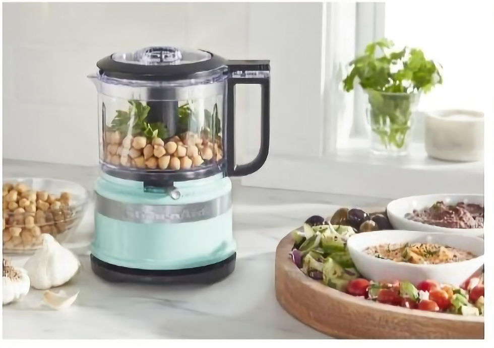 Thumbnail: KitchenAid KFC3516IC 3.5 Cup Food Chopper, Ice Blue