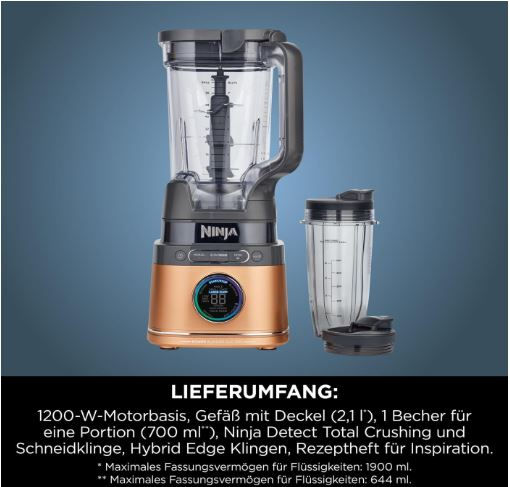 Thumbnail: Ninja TB301UKCP Detect Power Blender Pro & Single Serve