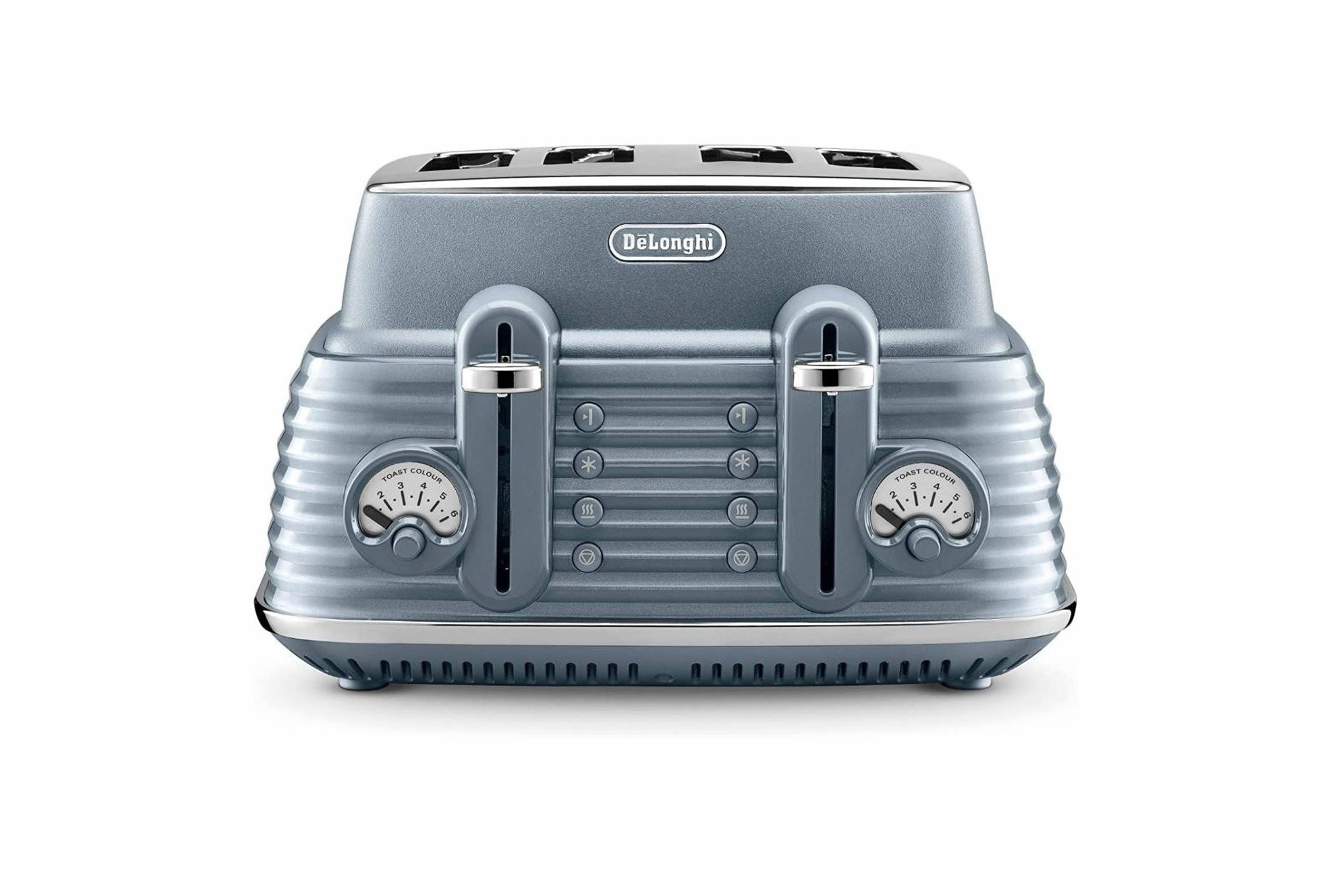 De'Longhi CTZS4003 Scolpito 4 slot toaster 6 browning settings, Stainless steel
